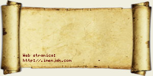 Miljana Bjelogrlić vizit kartica